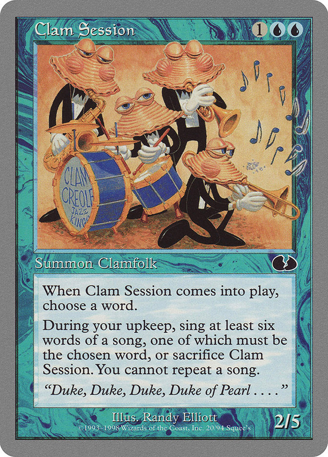 Clam Session [Unglued] MTG Single Magic: The Gathering | Red Claw Gaming