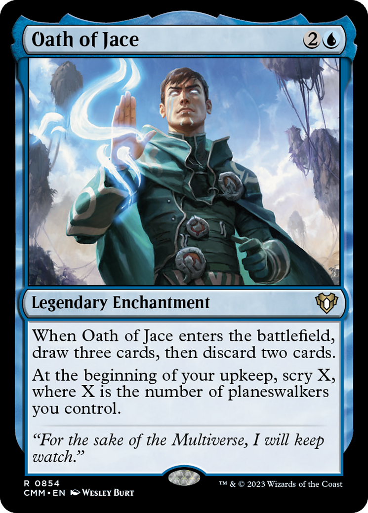Oath of Jace [Commander Masters] MTG Single Magic: The Gathering | Red Claw Gaming