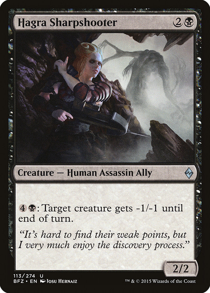 Hagra Sharpshooter [Battle for Zendikar] MTG Single Magic: The Gathering | Red Claw Gaming