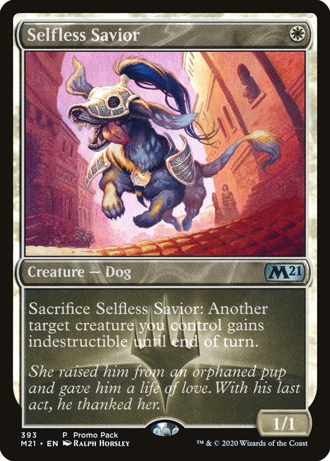 Selfless Savior (Promo Pack) [Core Set 2021 Promos] MTG Single Magic: The Gathering | Red Claw Gaming
