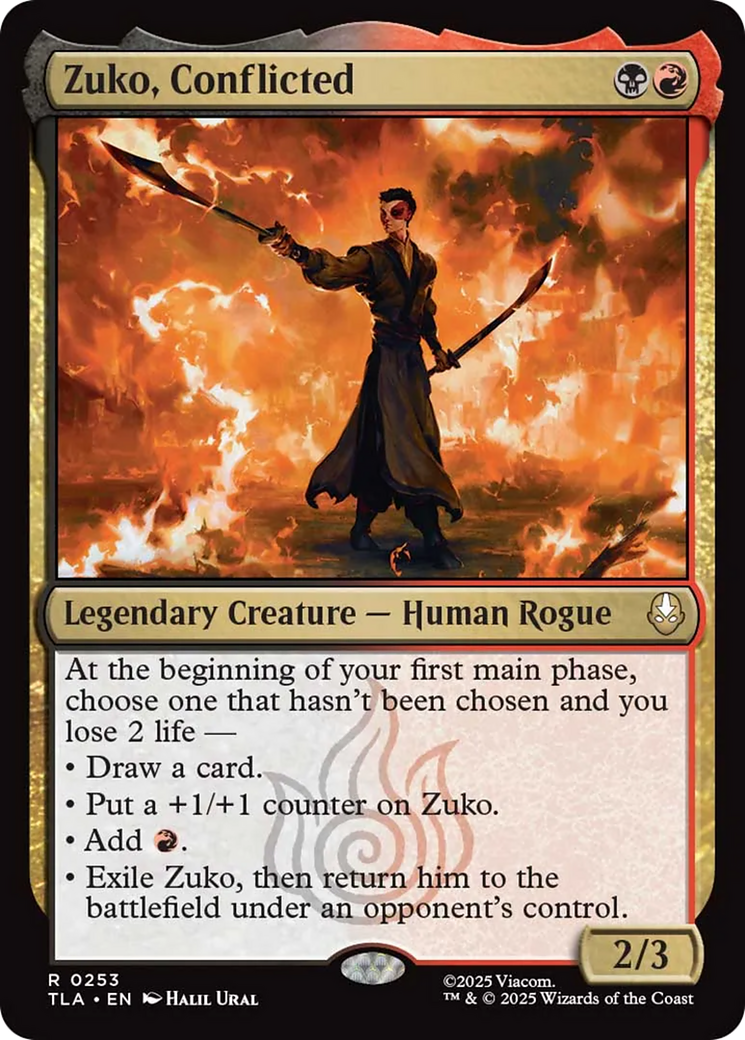 Zuko, Conflicted [Avatar: The Last Airbender] MTG Single Magic: The Gathering | Red Claw Gaming
