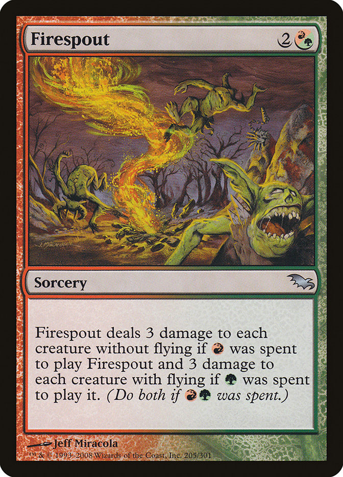 Firespout [Shadowmoor] MTG Single Magic: The Gathering | Red Claw Gaming