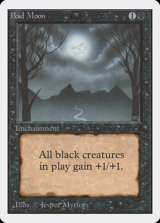 Bad Moon [Unlimited Edition] MTG Single Magic: The Gathering | Red Claw Gaming