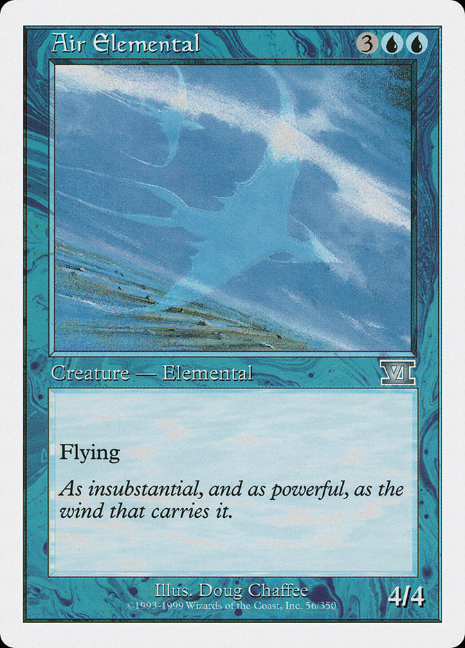 Air Elemental [Classic Sixth Edition] MTG Single Magic: The Gathering | Red Claw Gaming