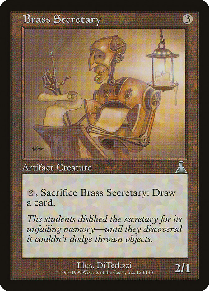 Brass Secretary [Urza's Destiny] MTG Single Magic: The Gathering | Red Claw Gaming