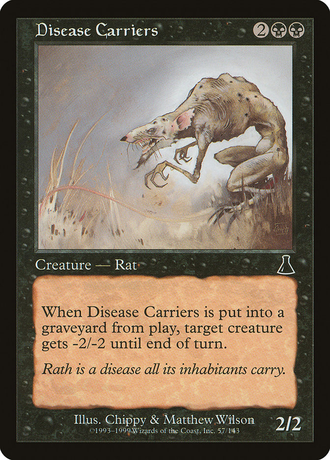 Disease Carriers [Urza's Destiny] MTG Single Magic: The Gathering | Red Claw Gaming