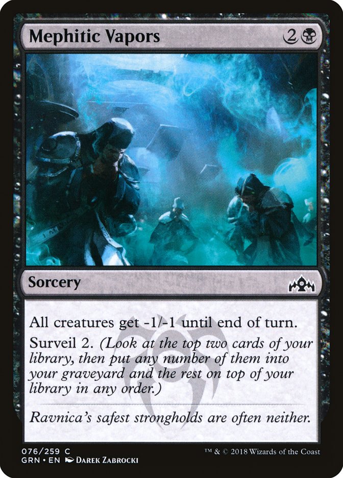 Mephitic Vapors [Guilds of Ravnica] MTG Single Magic: The Gathering | Red Claw Gaming