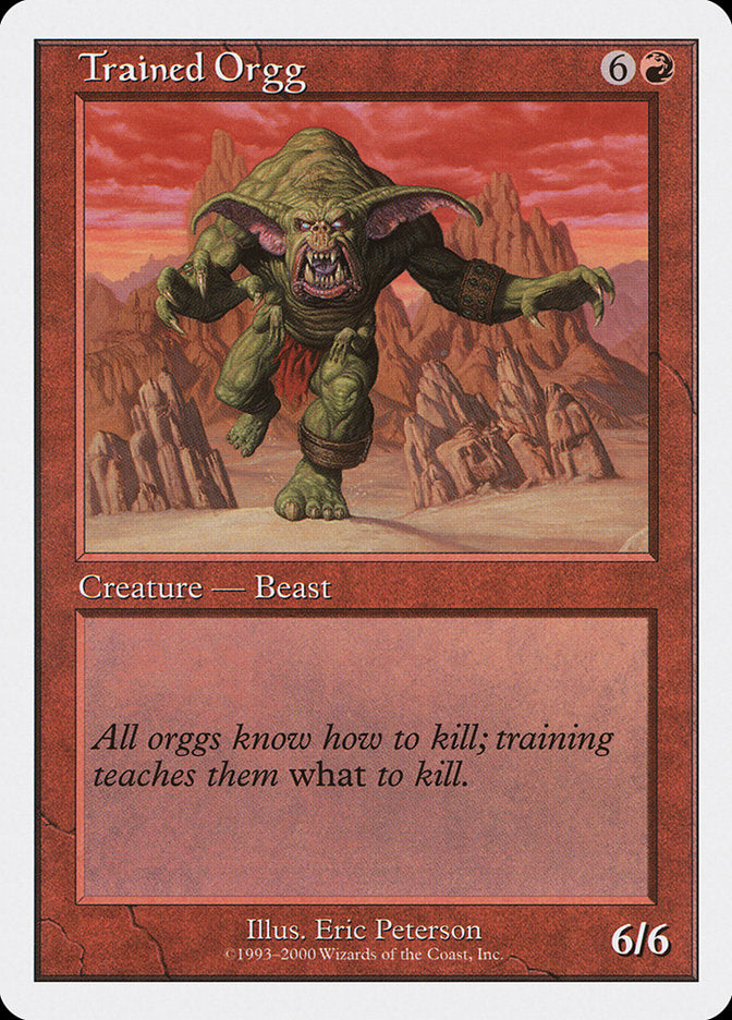Trained Orgg [Starter 2000] MTG Single Magic: The Gathering | Red Claw Gaming