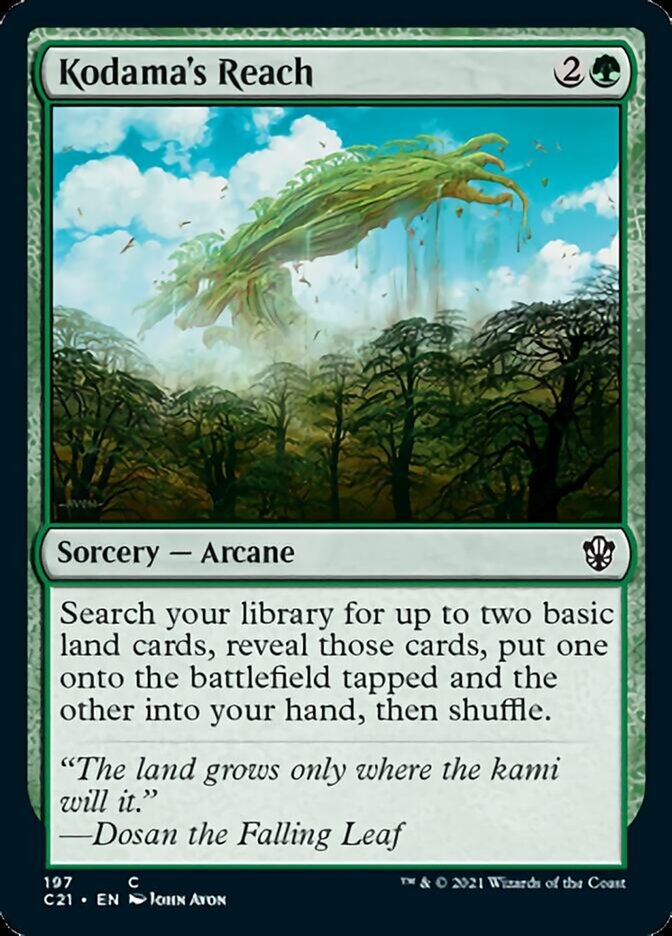 Kodama's Reach [Commander 2021] MTG Single Magic: The Gathering | Red Claw Gaming