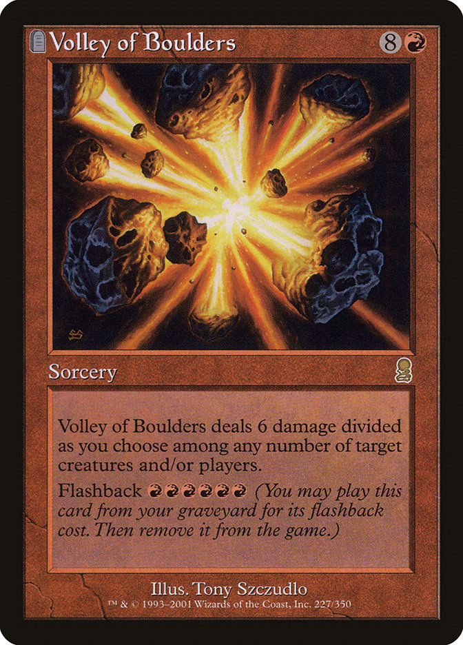Volley of Boulders [Odyssey] MTG Single Magic: The Gathering | Red Claw Gaming