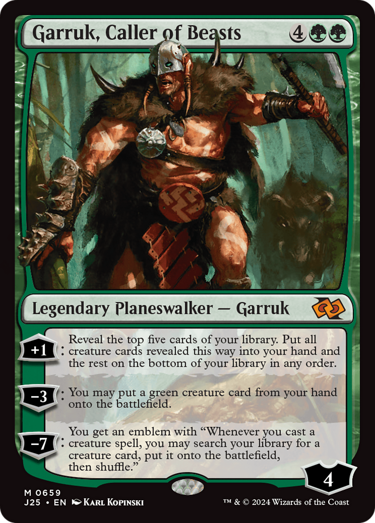 Garruk, Caller of Beasts [Foundations Jumpstart] MTG Single Magic: The Gathering | Red Claw Gaming