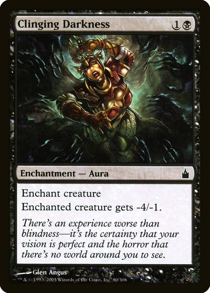 Clinging Darkness [Ravnica: City of Guilds] MTG Single Magic: The Gathering | Red Claw Gaming