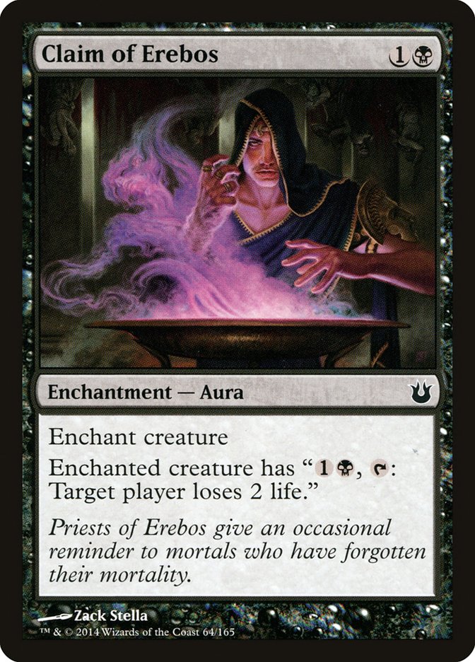 Claim of Erebos [Born of the Gods] MTG Single Magic: The Gathering | Red Claw Gaming