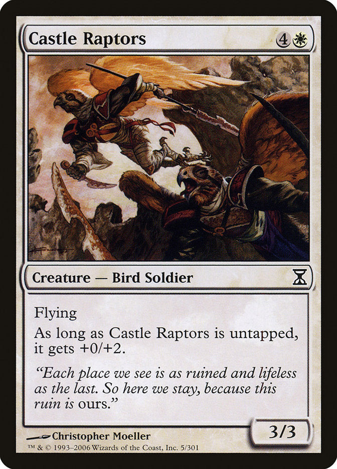 Castle Raptors [Time Spiral] MTG Single Magic: The Gathering | Red Claw Gaming
