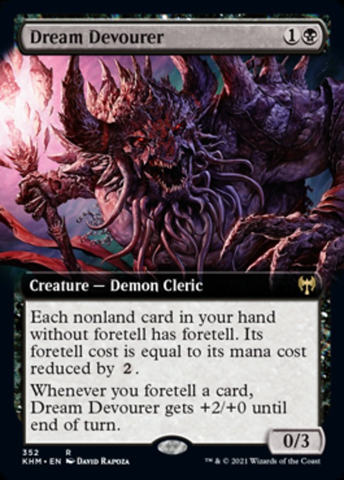 Dream Devourer (Extended Art) [Kaldheim] MTG Single Magic: The Gathering | Red Claw Gaming