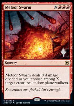 Meteor Swarm (Promo Pack) [Dungeons & Dragons: Adventures in the Forgotten Realms Promos] MTG Single Magic: The Gathering | Red Claw Gaming
