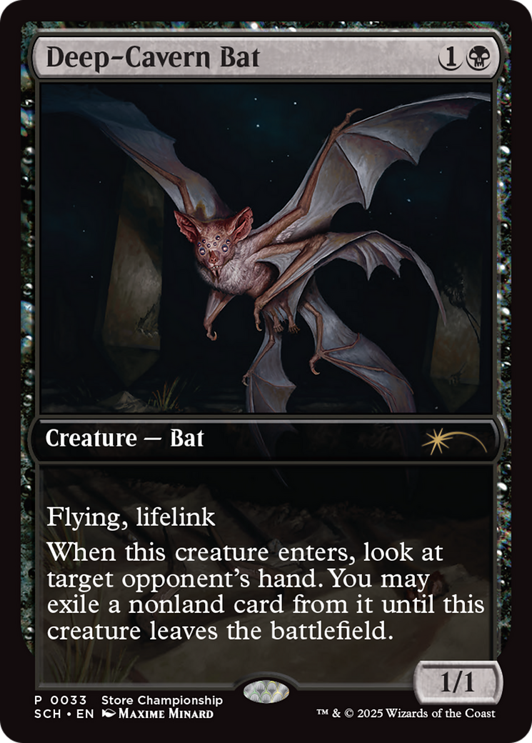 Deep-Cavern Bat [Store Championships 2025] MTG Single Magic: The Gathering | Red Claw Gaming