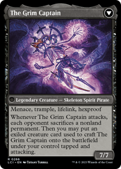 Throne of the Grim Captain // The Grim Captain [The Lost Caverns of Ixalan Prerelease Cards] MTG Single Magic: The Gathering    | Red Claw Gaming