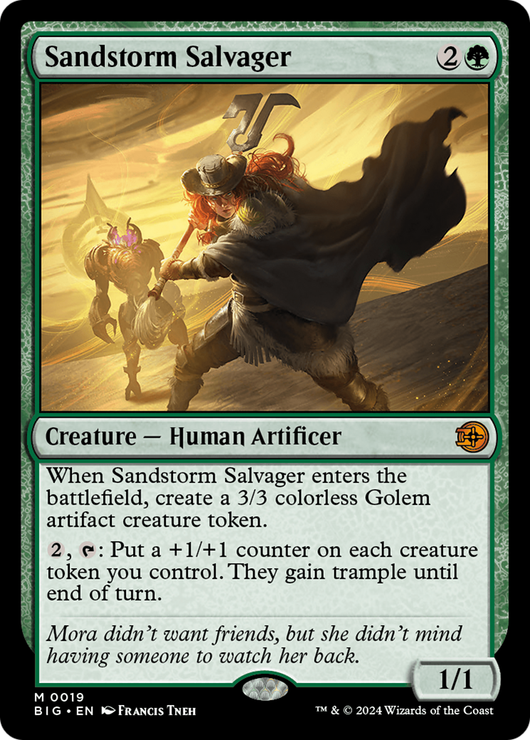 Sandstorm Salvager [Outlaws of Thunder Junction: The Big Score] MTG Single Magic: The Gathering | Red Claw Gaming