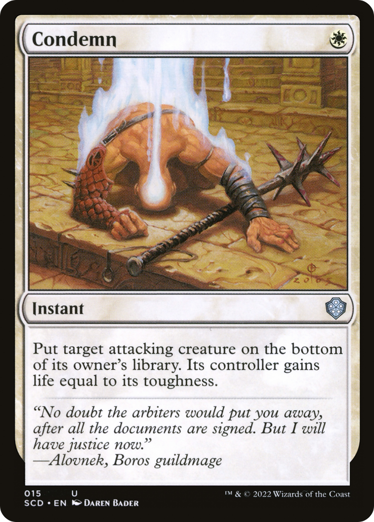 Condemn [Starter Commander Decks] MTG Single Magic: The Gathering | Red Claw Gaming