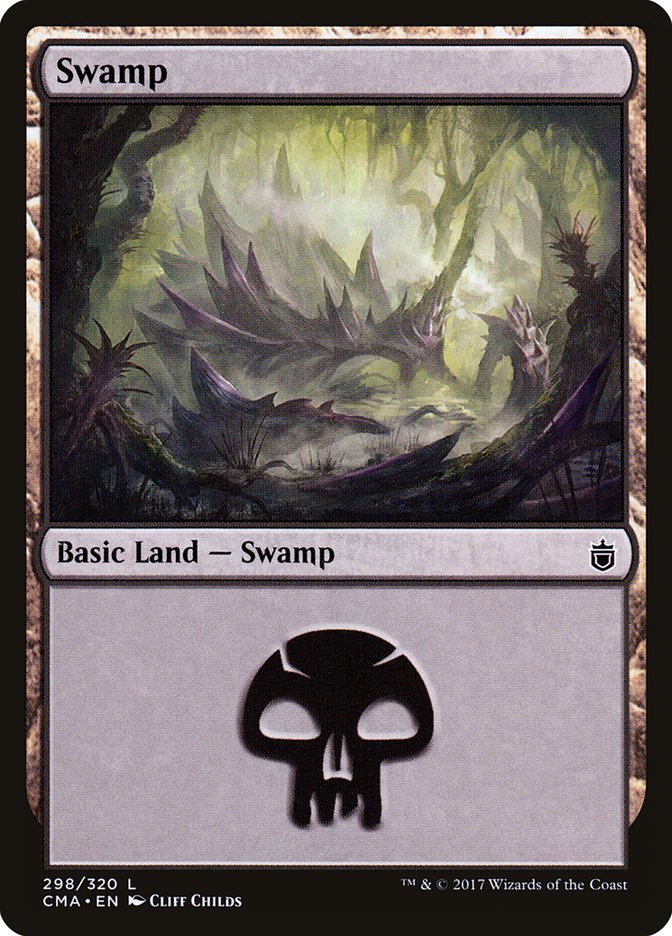 Swamp (298) [Commander Anthology] MTG Single Magic: The Gathering | Red Claw Gaming