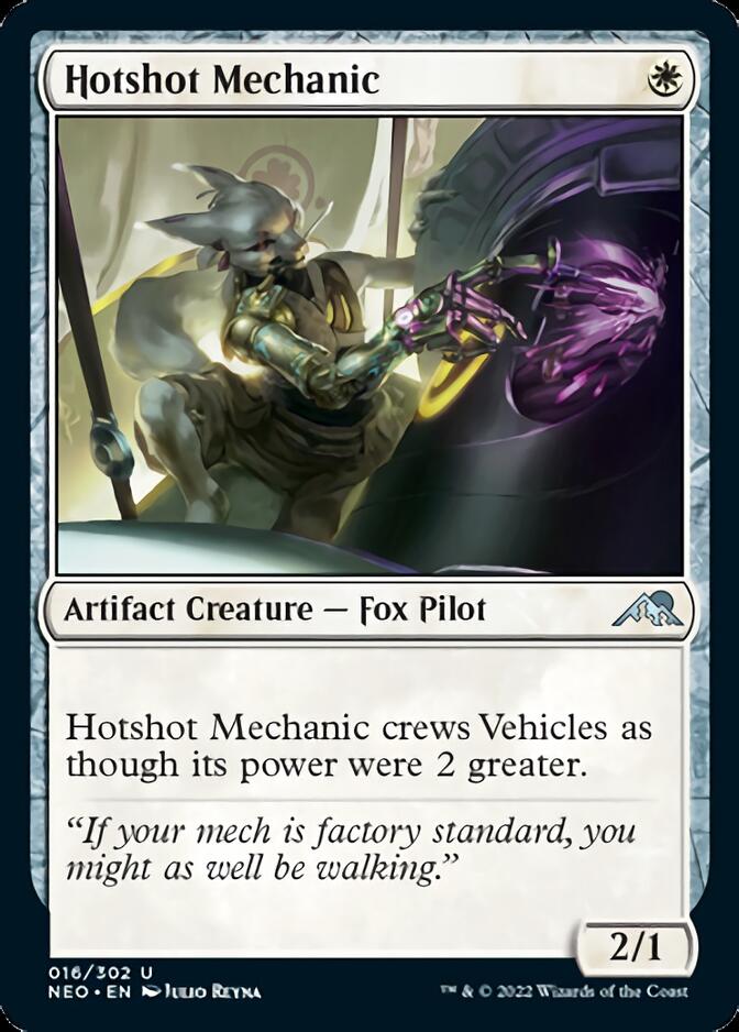 Hotshot Mechanic [Kamigawa: Neon Dynasty] MTG Single Magic: The Gathering    | Red Claw Gaming