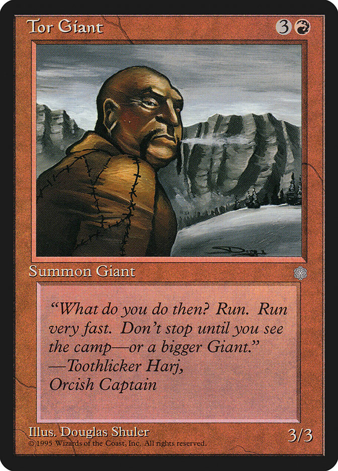 Tor Giant [Ice Age] MTG Single Magic: The Gathering | Red Claw Gaming