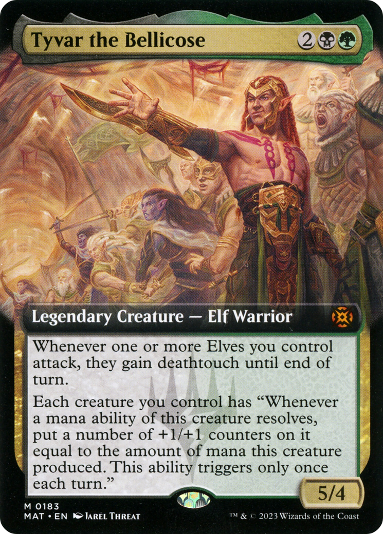 Tyvar the Bellicose (Extended Art) [March of the Machine: The Aftermath] MTG Single Magic: The Gathering | Red Claw Gaming