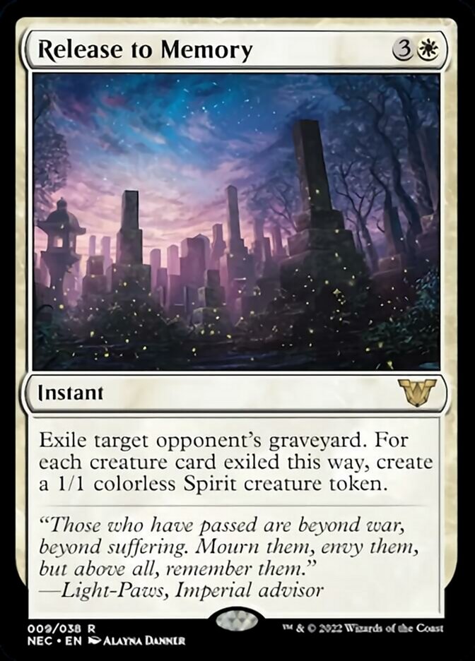 Release to Memory [Kamigawa: Neon Dynasty Commander] MTG Single Magic: The Gathering | Red Claw Gaming