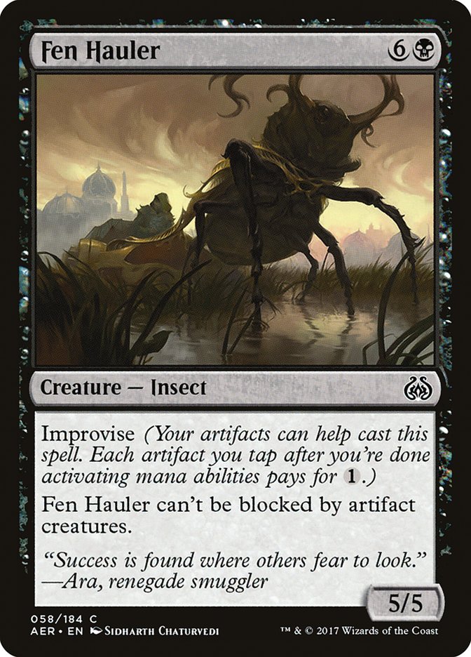 Fen Hauler [Aether Revolt] MTG Single Magic: The Gathering | Red Claw Gaming