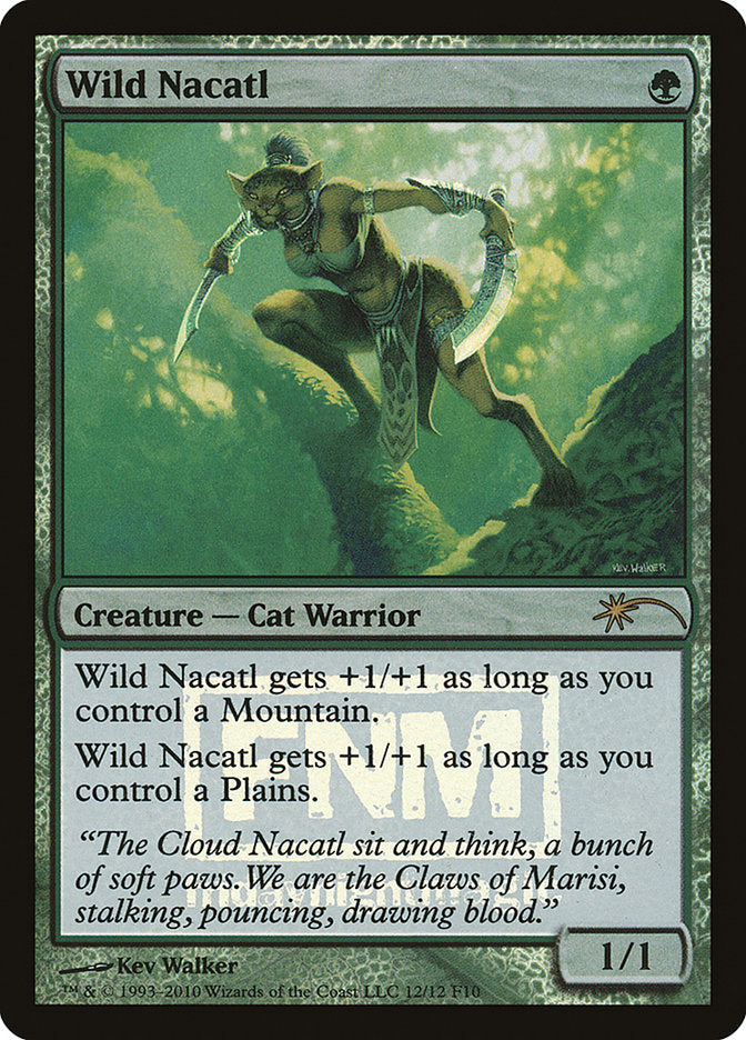 Wild Nacatl [Friday Night Magic 2010] MTG Single Magic: The Gathering | Red Claw Gaming