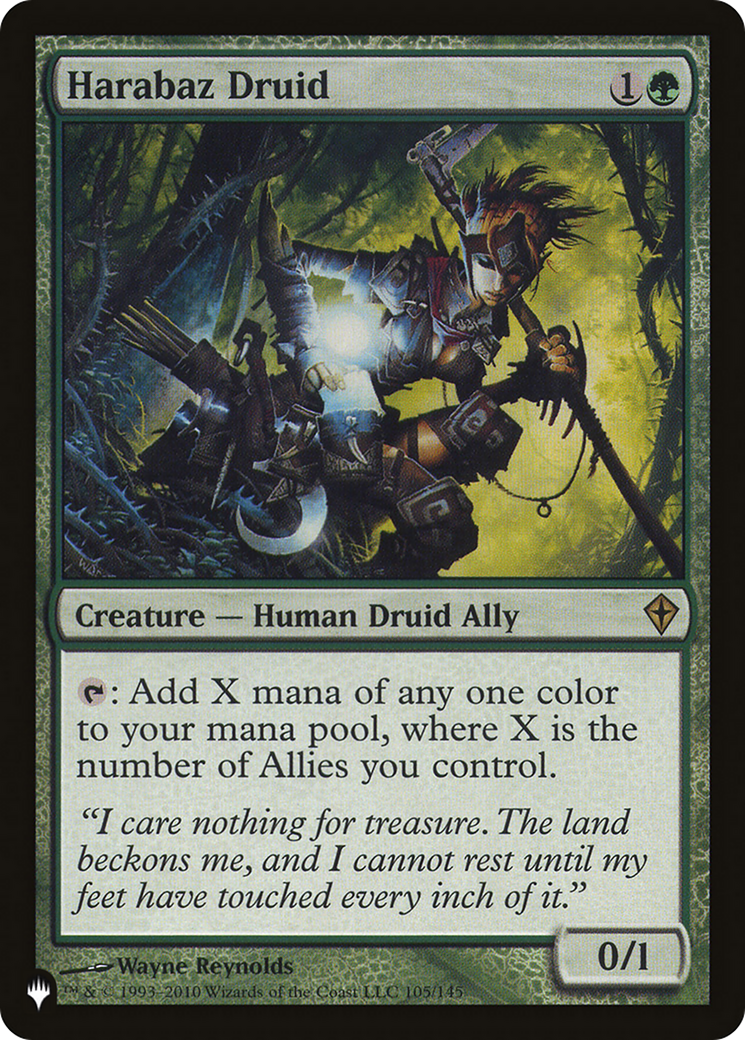 Harabaz Druid (WWK) [The List] MTG Single Magic: The Gathering | Red Claw Gaming