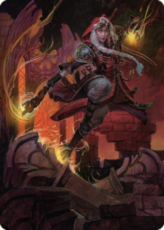 Jaya, Fiery Negotiator Art Card 2 [Dominaria United Art Series] MTG Single Magic: The Gathering | Red Claw Gaming