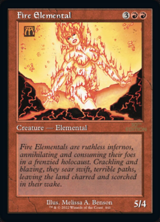 Fire Elemental (Retro) [30th Anniversary Edition] MTG Single Magic: The Gathering | Red Claw Gaming