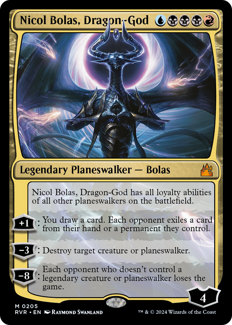 Nicol Bolas, Dragon-God [Ravnica Remastered] MTG Single Magic: The Gathering | Red Claw Gaming