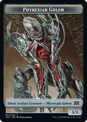 Elemental // Phyrexian Golem Double-Sided Token [Double Masters 2022 Tokens] MTG Single Magic: The Gathering | Red Claw Gaming