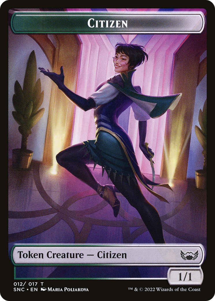 Citizen // Angel Double-Sided Token [The List] | Red Claw Gaming