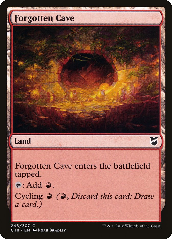 Forgotten Cave [Commander 2018] MTG Single Magic: The Gathering | Red Claw Gaming