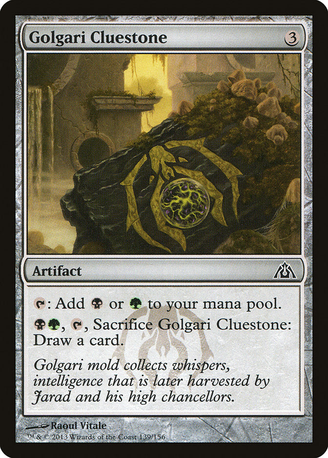 Golgari Cluestone [Dragon's Maze] MTG Single Magic: The Gathering | Red Claw Gaming