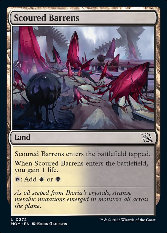 Scoured Barrens [March of the Machine] MTG Single Magic: The Gathering    | Red Claw Gaming