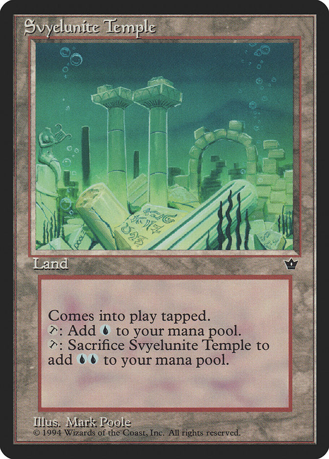 Svyelunite Temple [Fallen Empires] MTG Single Magic: The Gathering | Red Claw Gaming