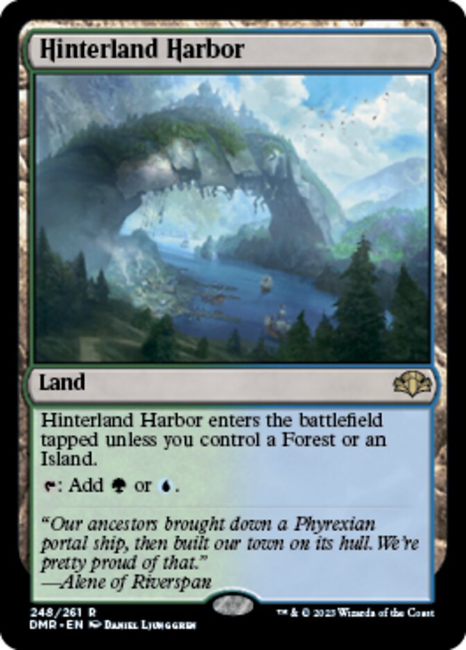Hinterland Harbor [Dominaria Remastered] MTG Single Magic: The Gathering | Red Claw Gaming