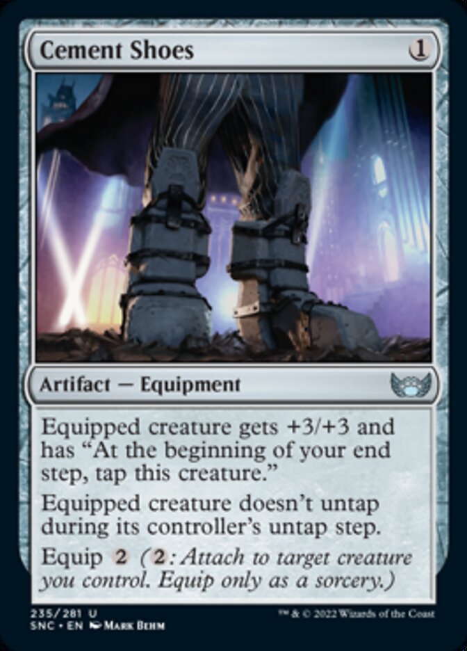 Cement Shoes [Streets of New Capenna] MTG Single Magic: The Gathering | Red Claw Gaming