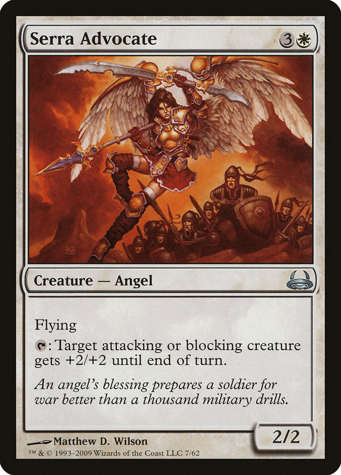 Serra Advocate [Duel Decks: Divine vs. Demonic] MTG Single Magic: The Gathering | Red Claw Gaming