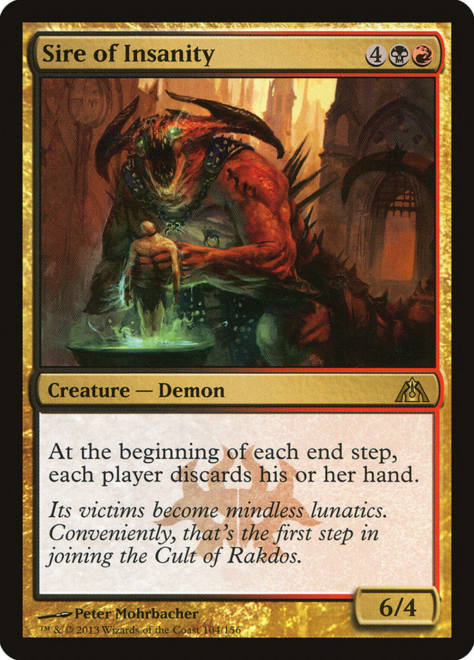 Sire of Insanity [Dragon's Maze] MTG Single Magic: The Gathering | Red Claw Gaming