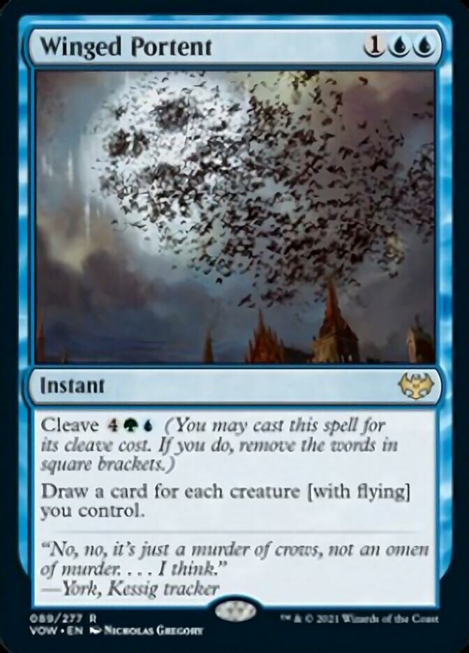 Winged Portent [Innistrad: Crimson Vow] MTG Single Magic: The Gathering | Red Claw Gaming