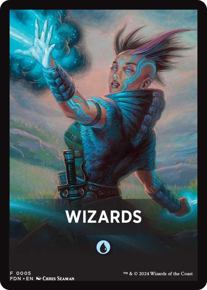 Wizards Theme Card [Foundations Tokens] MTG Single Magic: The Gathering | Red Claw Gaming