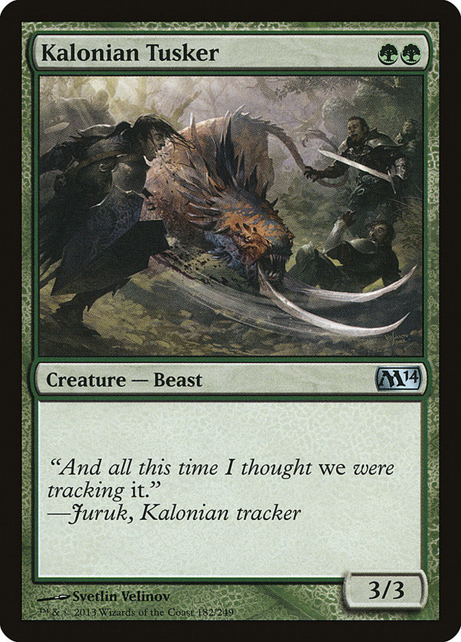 Kalonian Tusker [Magic 2014] MTG Single Magic: The Gathering | Red Claw Gaming
