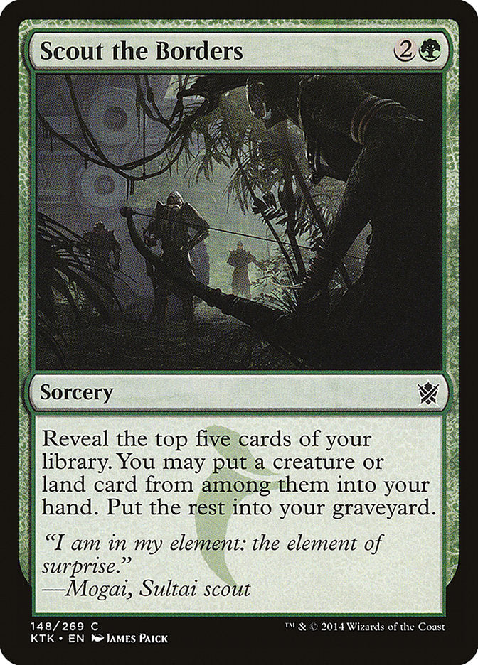 Scout the Borders [Khans of Tarkir] MTG Single Magic: The Gathering | Red Claw Gaming