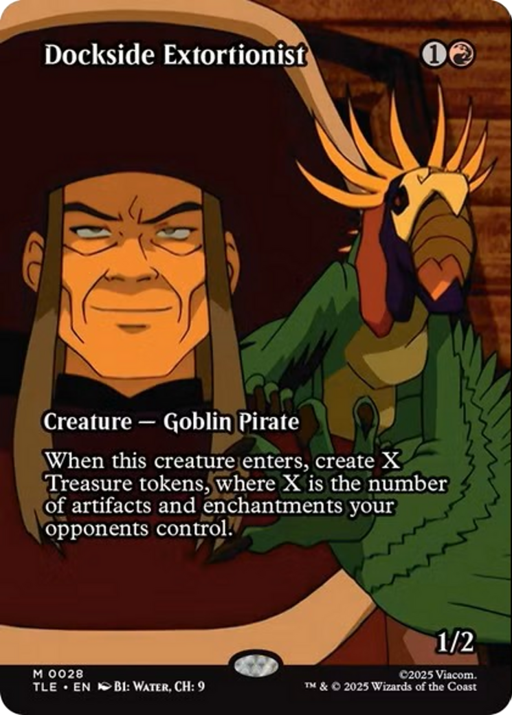 Dockside Extortionist (Borderless) [Avatar: The Last Airbender: Eternal-Legal] MTG Single Magic: The Gathering | Red Claw Gaming